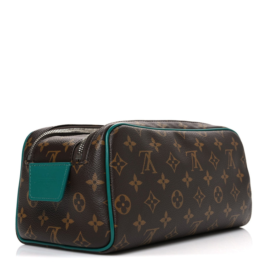 Louis Vuitton Monogram Dopp Kit Toilet Pouch Green