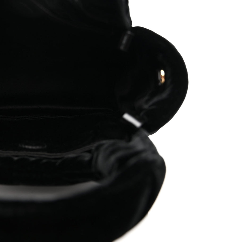 Prada Padded Velvet Mini Bag Black