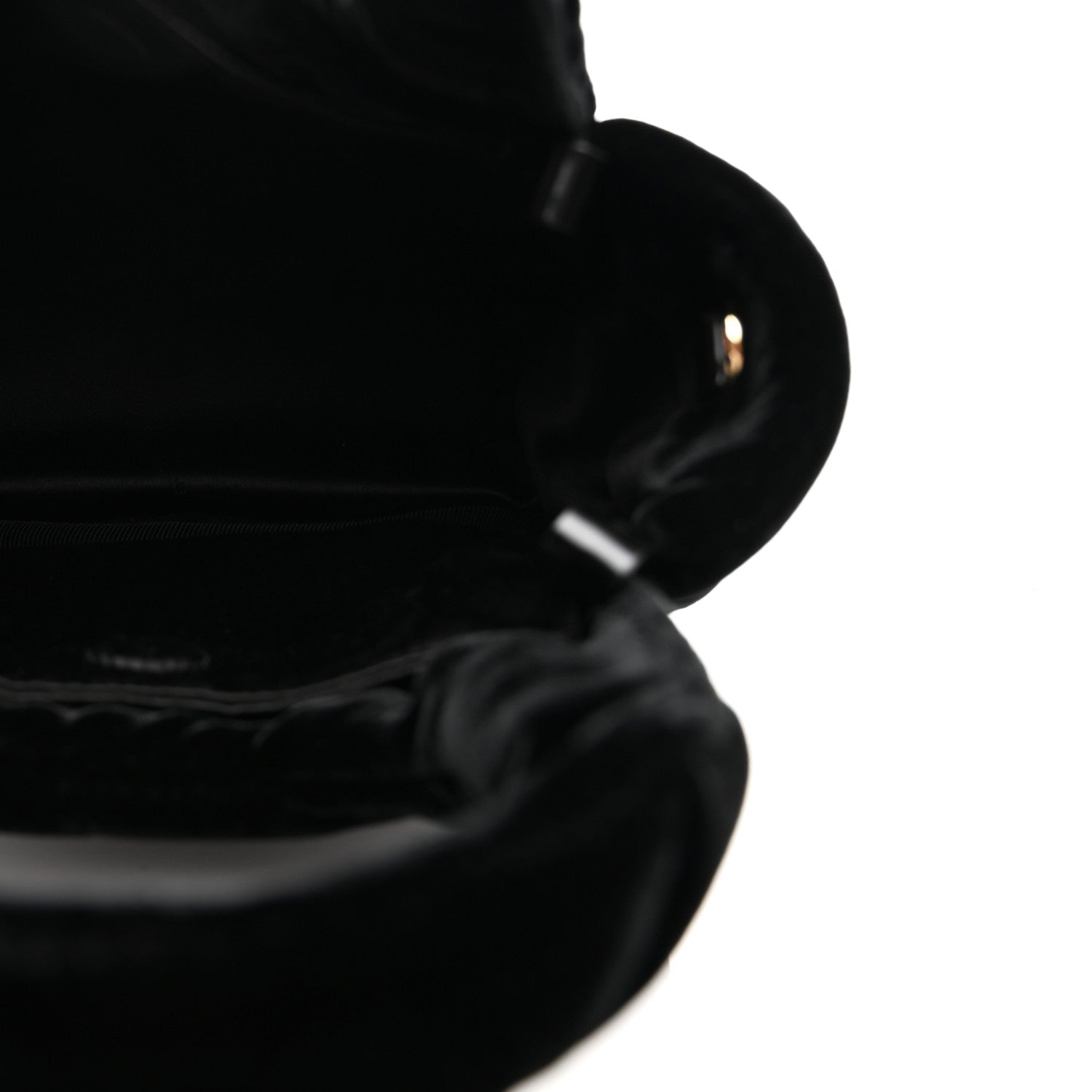 Prada Padded Velvet Mini Bag Black