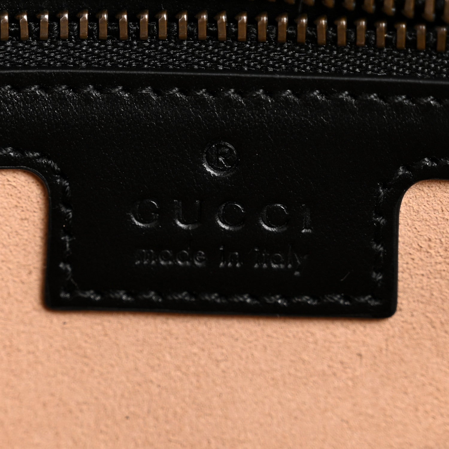 Gucci Calfskin Matelasse Small GG Marmont Shoulder Bag Black