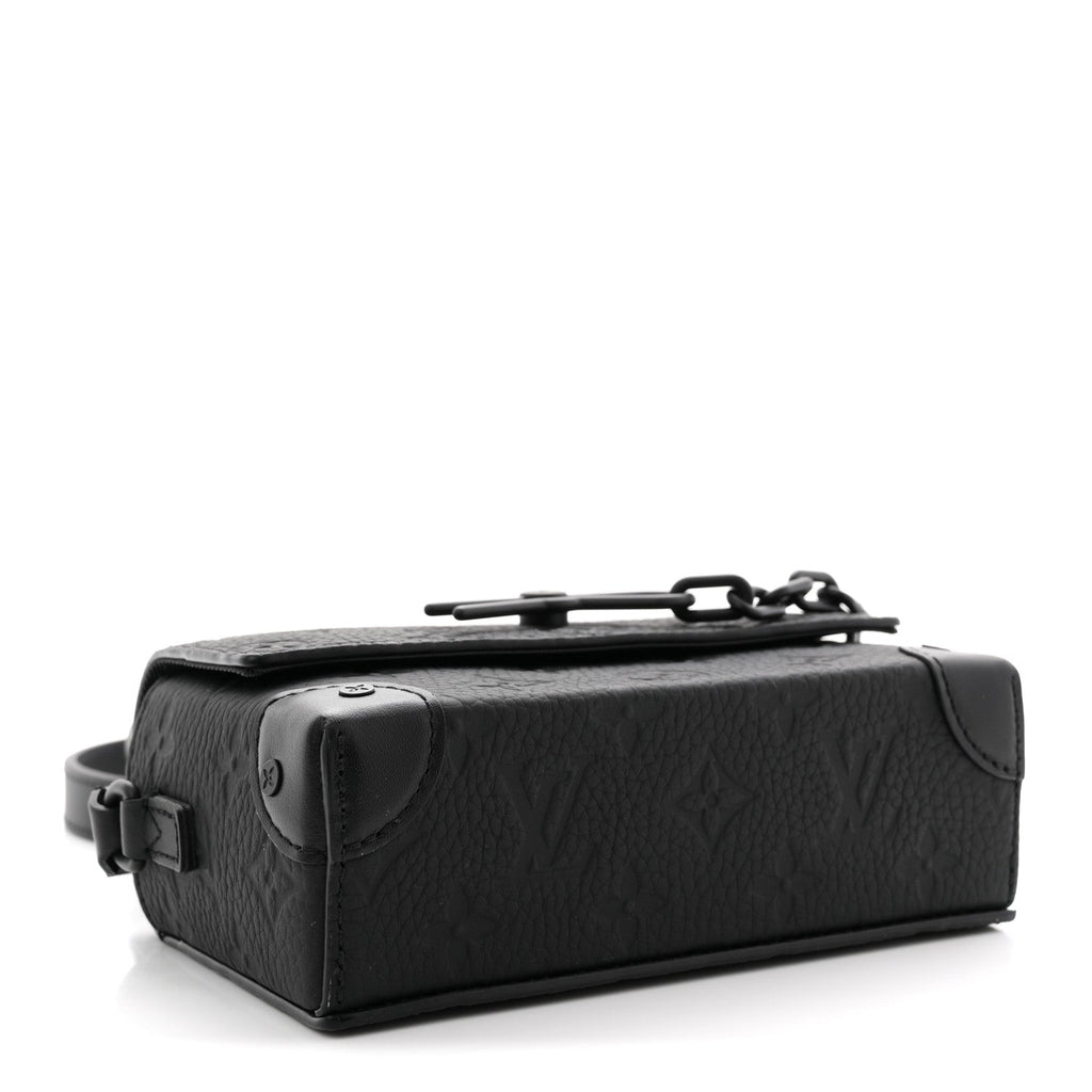 Louis Vuitton Taurillon Monogram Steamer Wearable Wallet Black