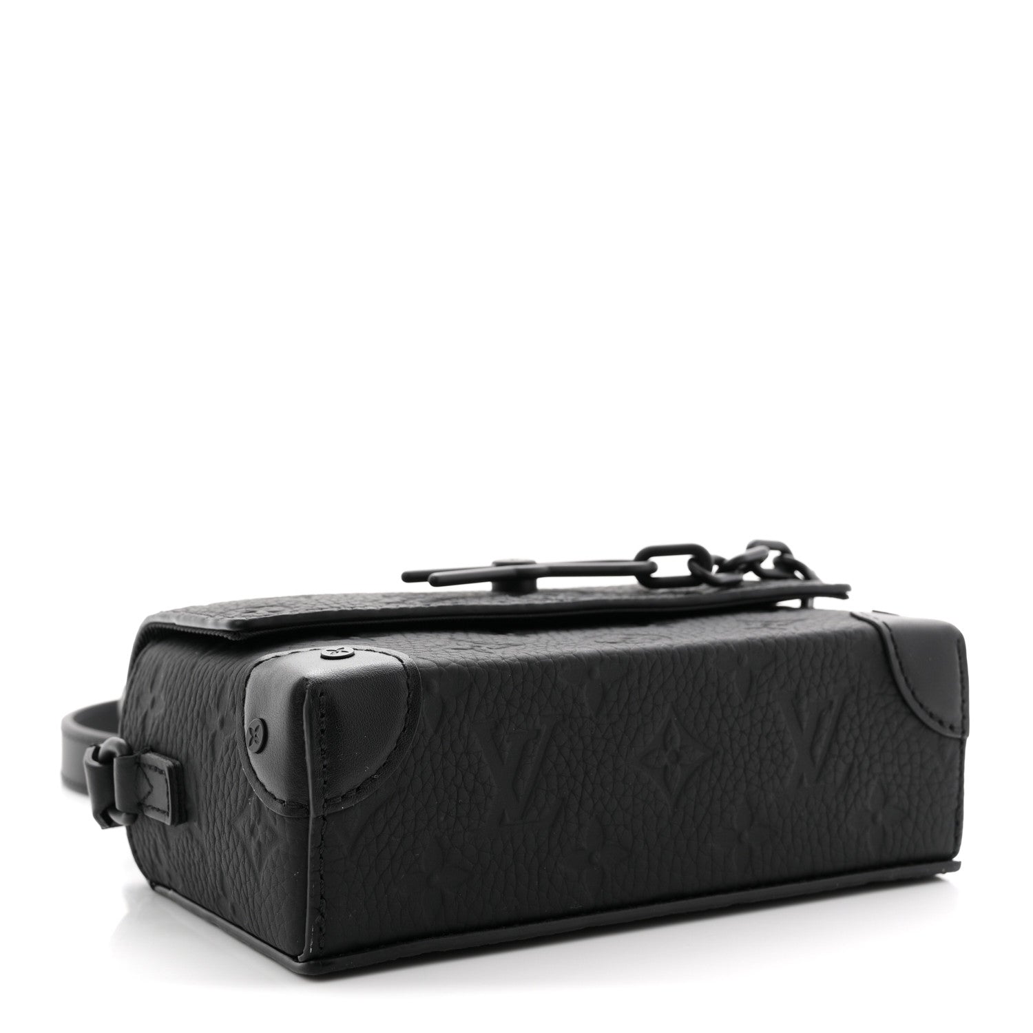 Louis Vuitton Taurillon Monogram Steamer Wearable Wallet Black
