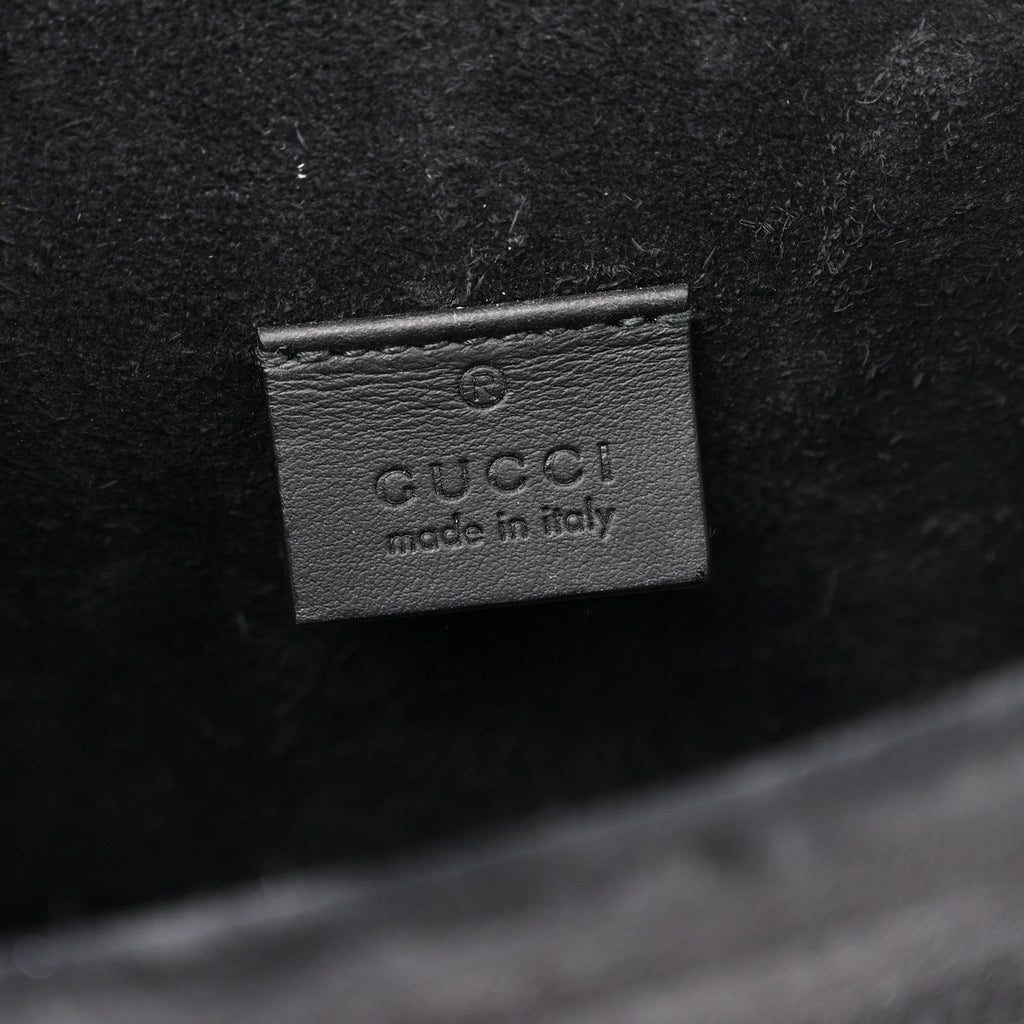 Gucci GG Supreme Monogram Mini Dionysus Shoulder Bag Black