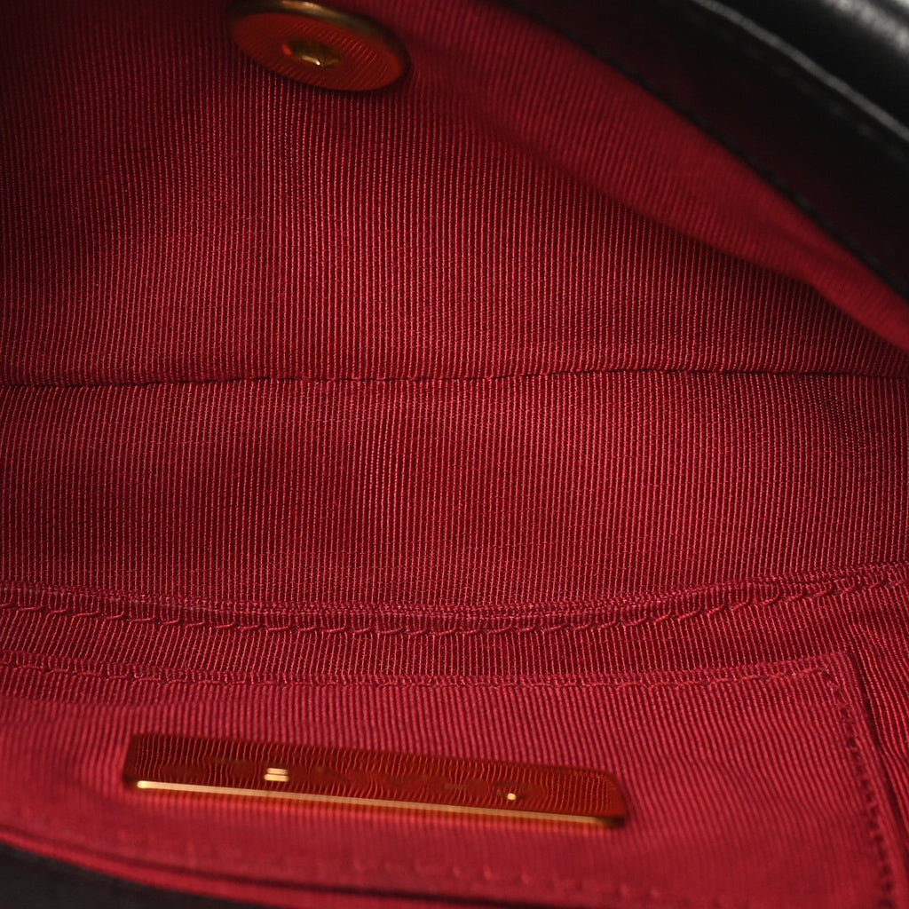 Chanel Lambskin Quilted Chanel 19 Waist Bag Black