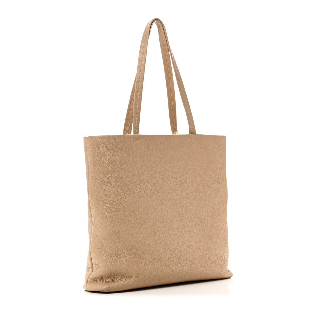 Prada Vitello Daino Soft Large Tote Bag Sabbia