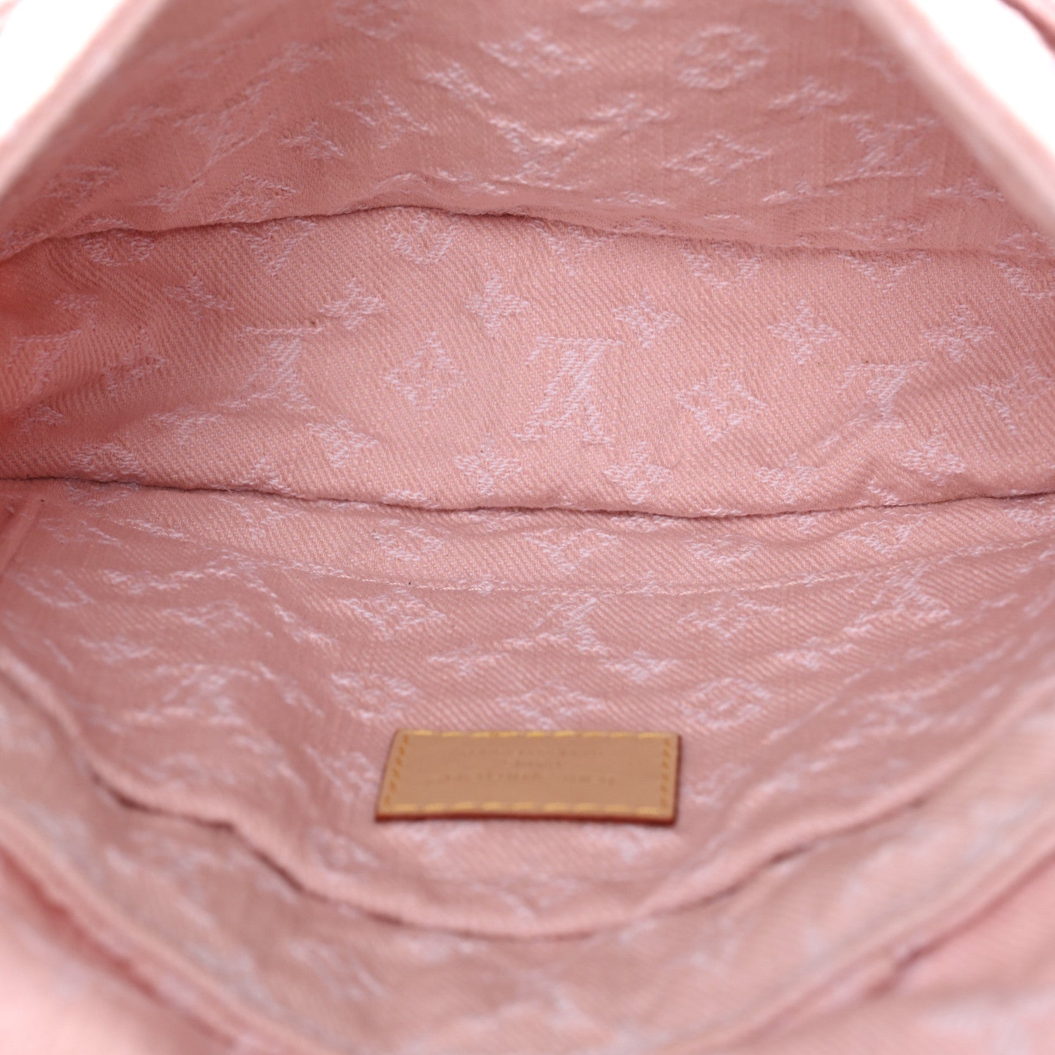 Louis Vuitton Monogram Denim Sunset  Washed Pink