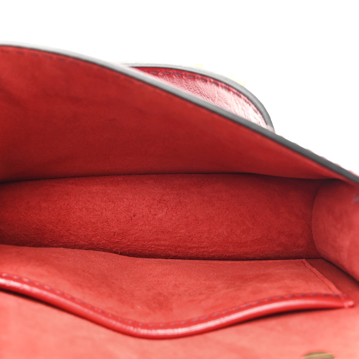 Christian Dior Calfskin J'Adior Chain Flap Bag Red