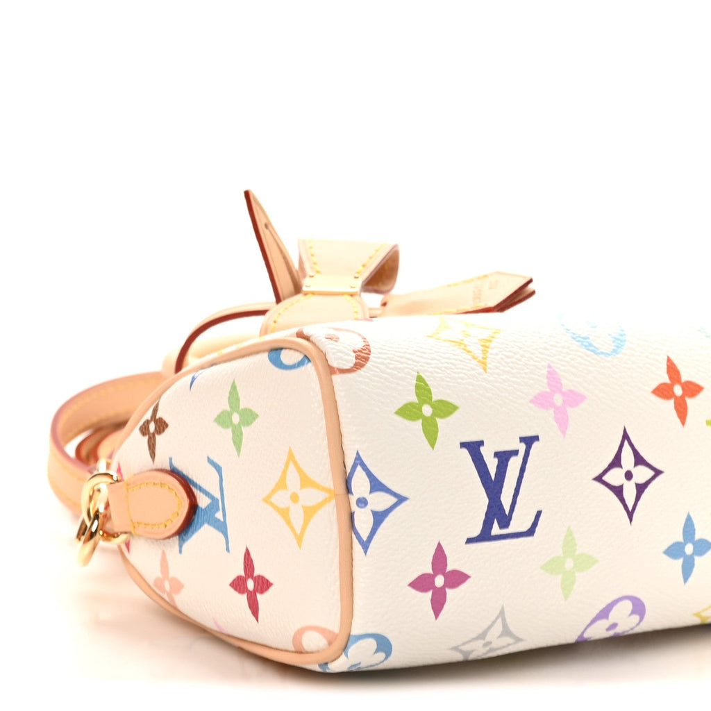 Louis Vuitton LV X TM Monogram Multicolor Nano Speedy White