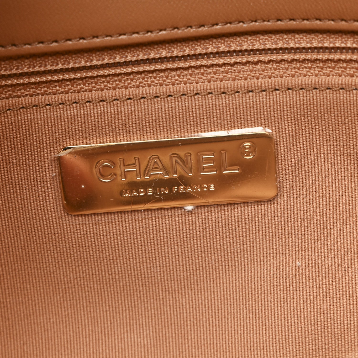 Chanel Lambskin Quilted Medium Chanel 19 Flap Brown