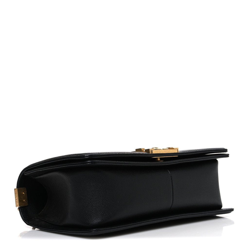 Chanel Caviar Quilted Medium Boy Flap Black
