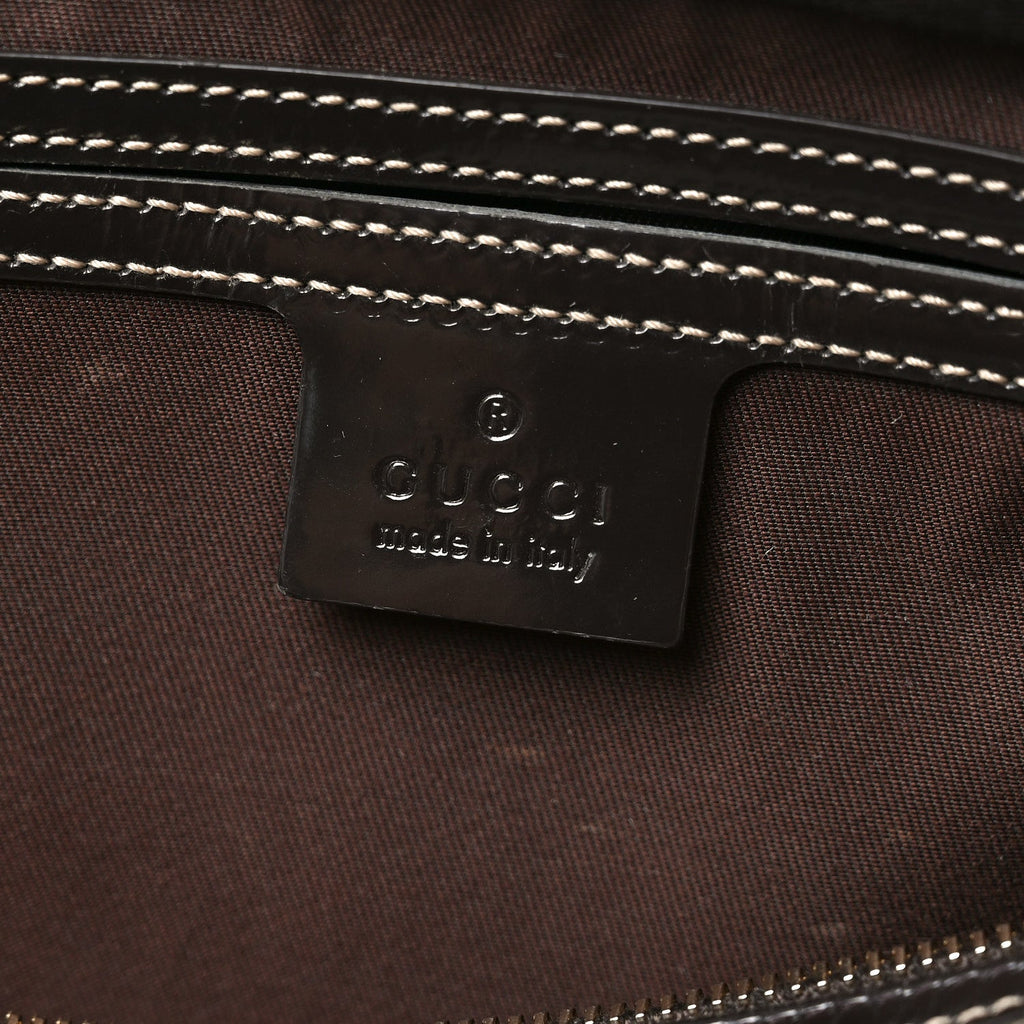 Gucci GG Plus Monogram Medium Joy Boston Dark Brown