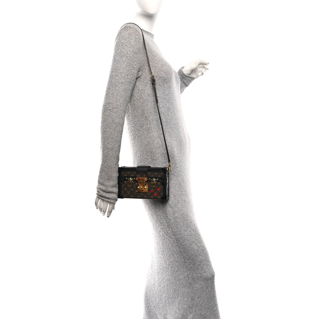 Louis Vuitton Monogram Petite Malle Black
