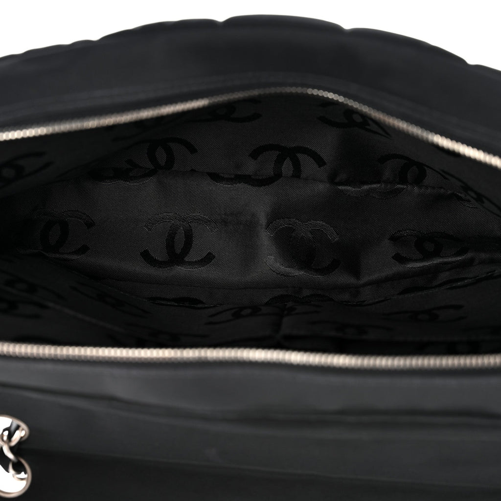 Chanel Nylon Square Quilted Flap Black