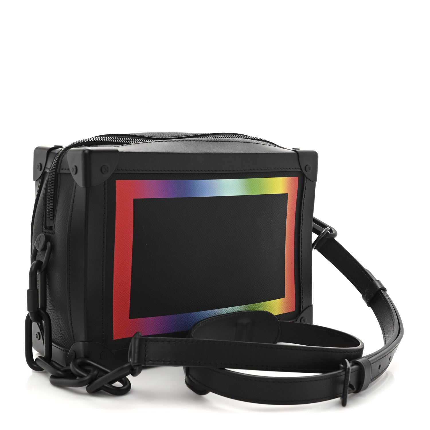 Louis Vuitton Taiga Rainbow Soft Trunk Black