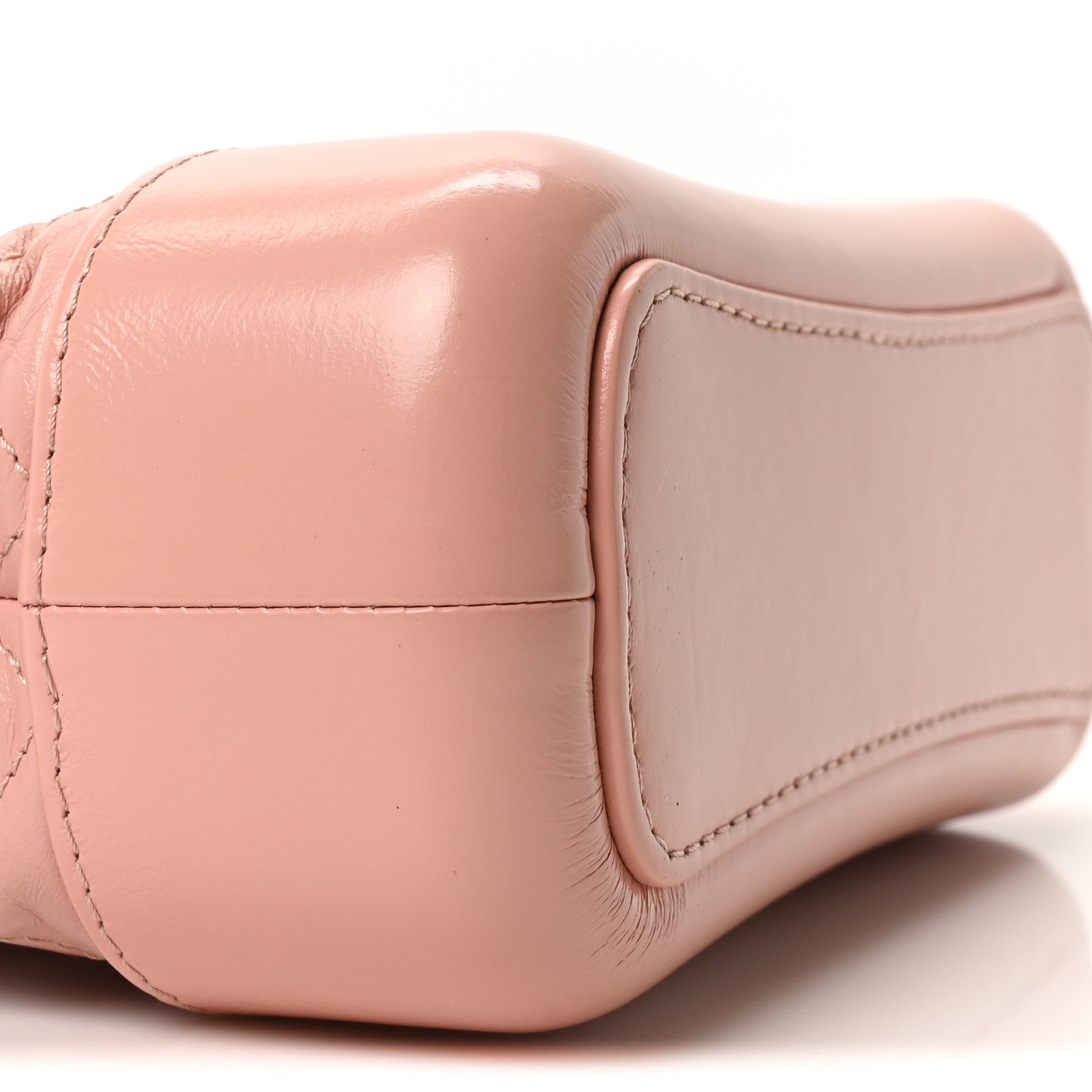 Chanel Aged Calfskin Quilted Small Gabrielle Hobo Pink