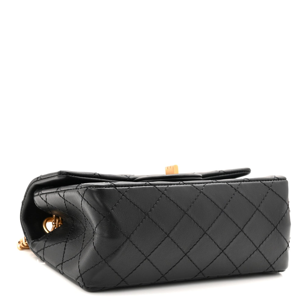 Chanel Calfskin Quilted 2.55 Reissue Mini Flap Black