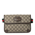 Gucci GG Supreme Monogram Neo Vintage Web Belt Bag Brown