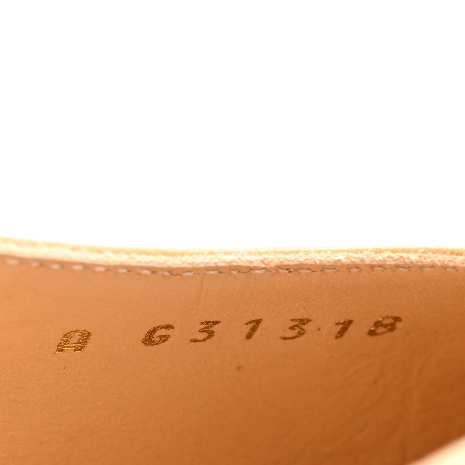 Goatskin Grosgrain Cap Toe CC Slingback Pumps 37 Beige Black