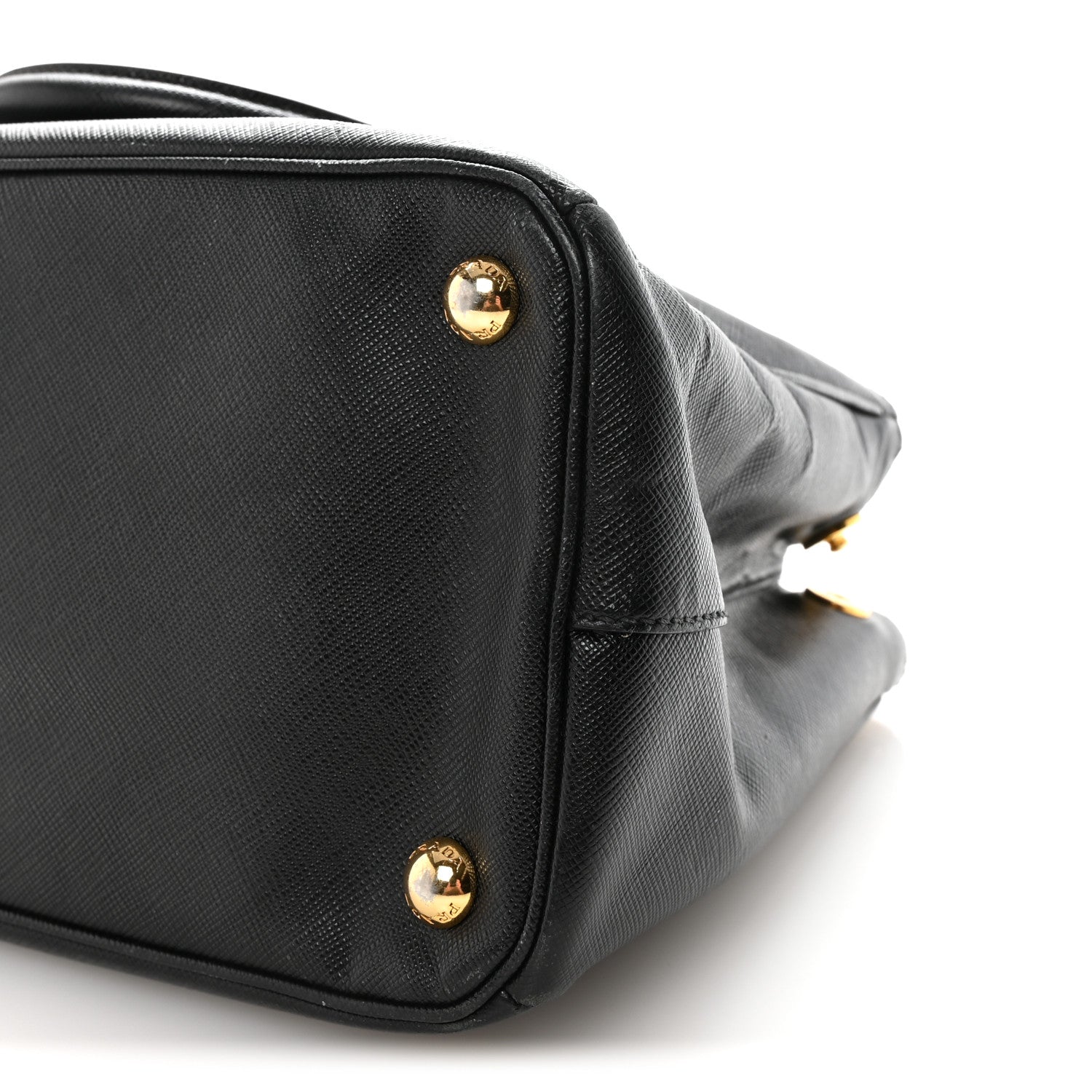 Prada Saffiano Lux Small Galleria Double Zip Tote Black