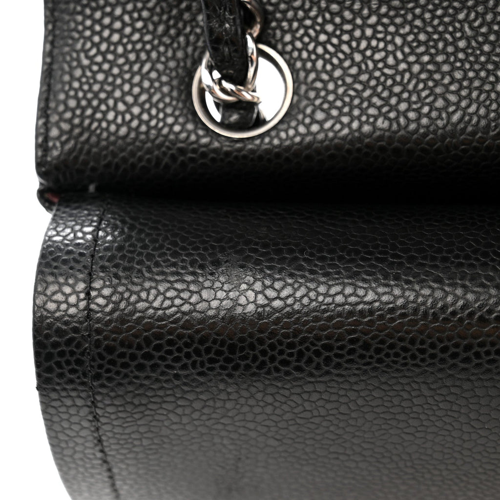 Chanel Caviar Quilted Medium Double Flap Black