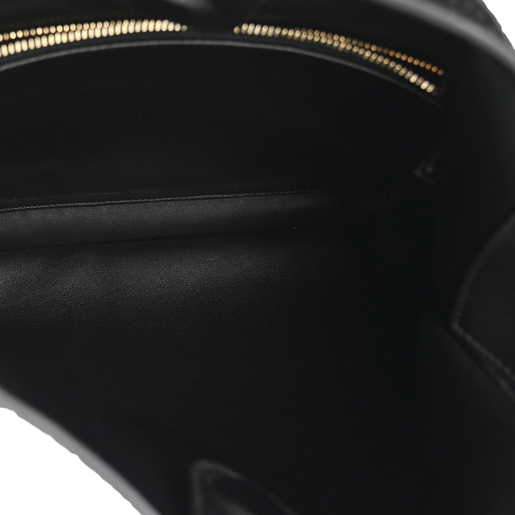 Gucci Suede Micro GG Calfskin B Medium Shoulder Bag  Arabella Black