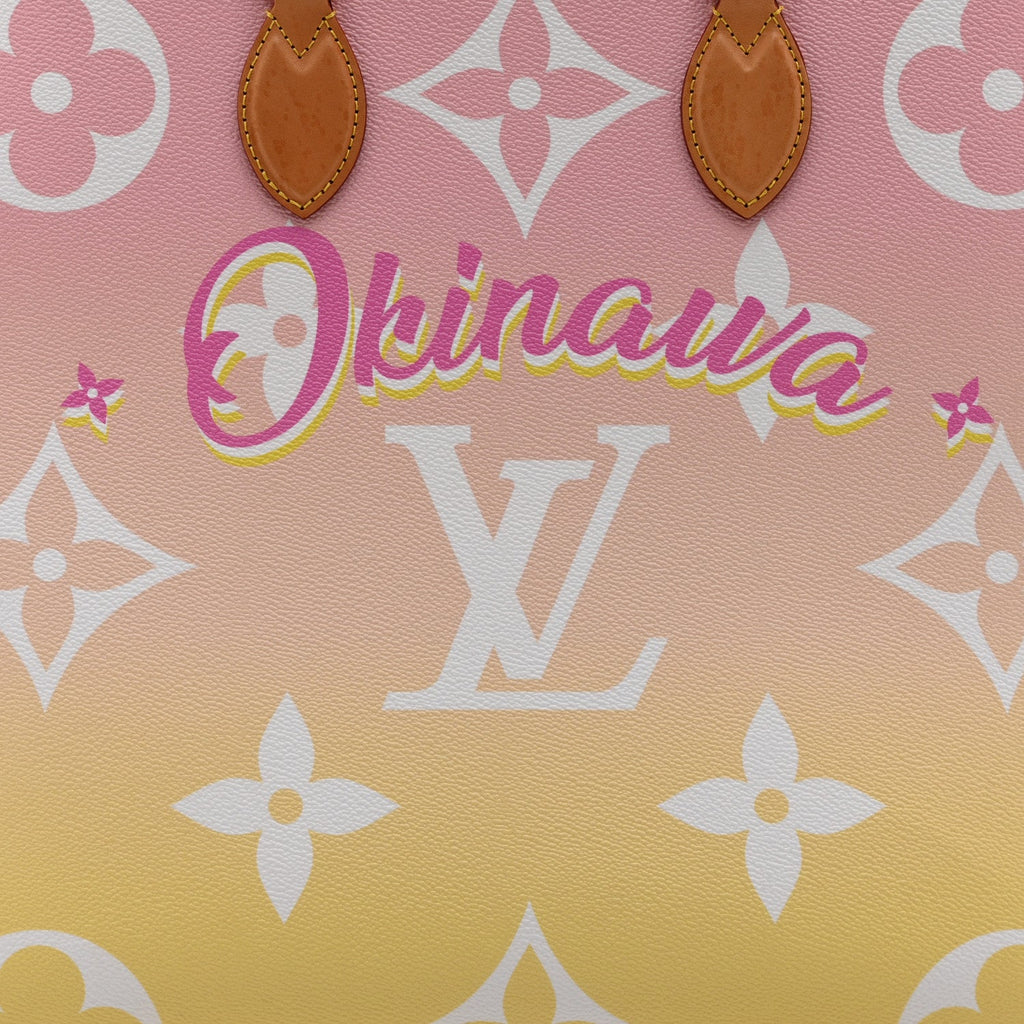 Louis Vuitton Monogram Giant By The Pool Okinawa Onthego GM Light Pink