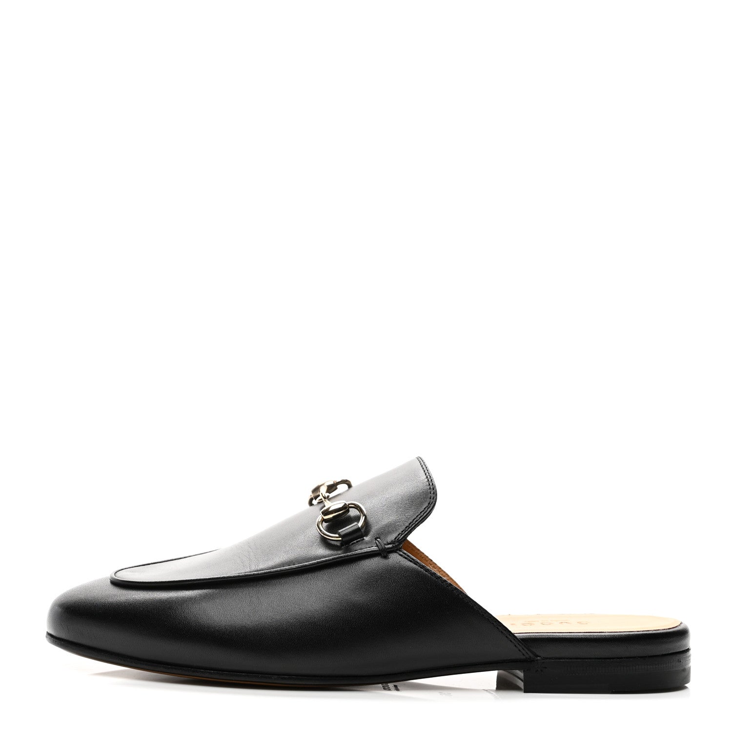 Gucci Calfskin Womens Princetown Slippers 36 Black