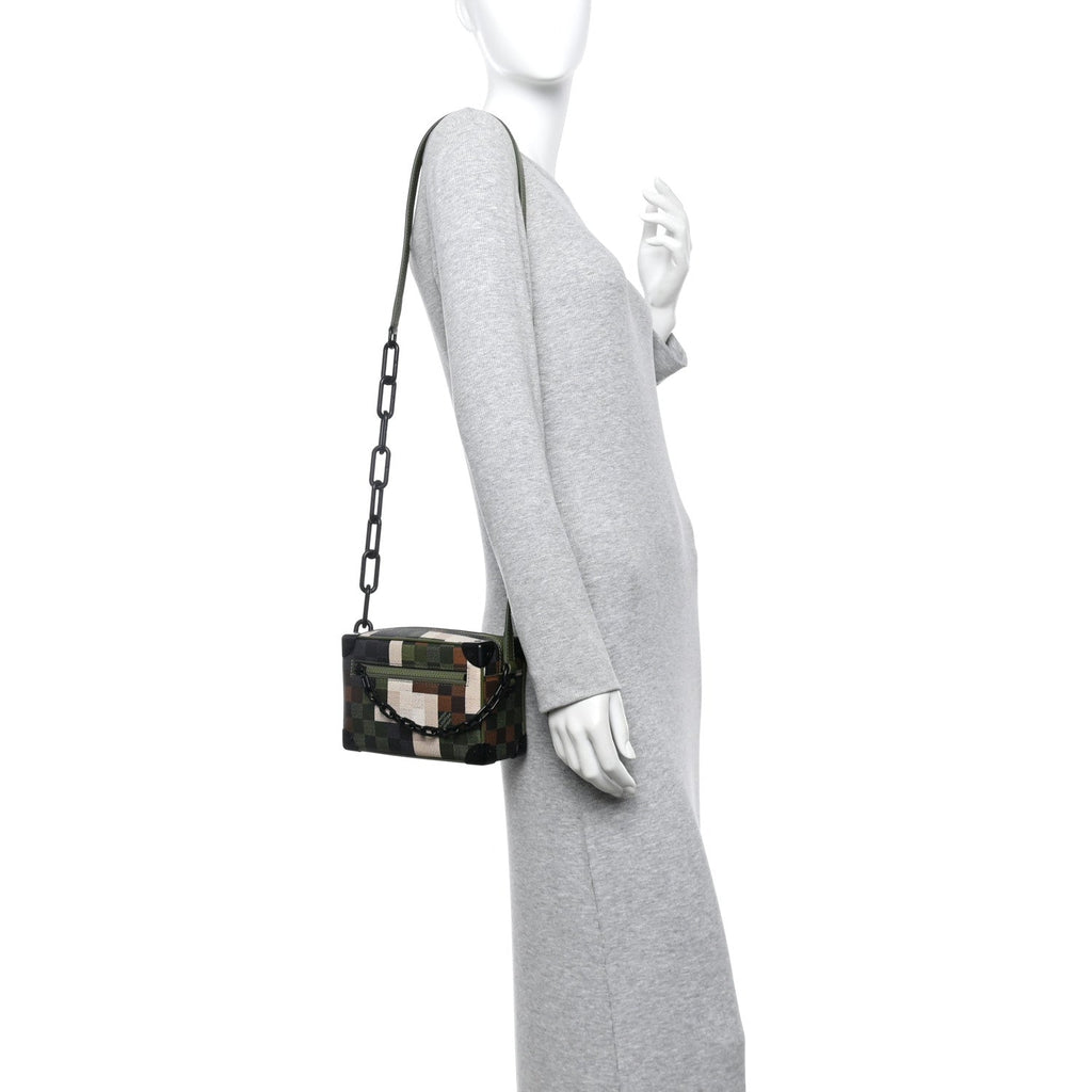 Louis Vuitton Damoflage Mini Soft Trunk Green