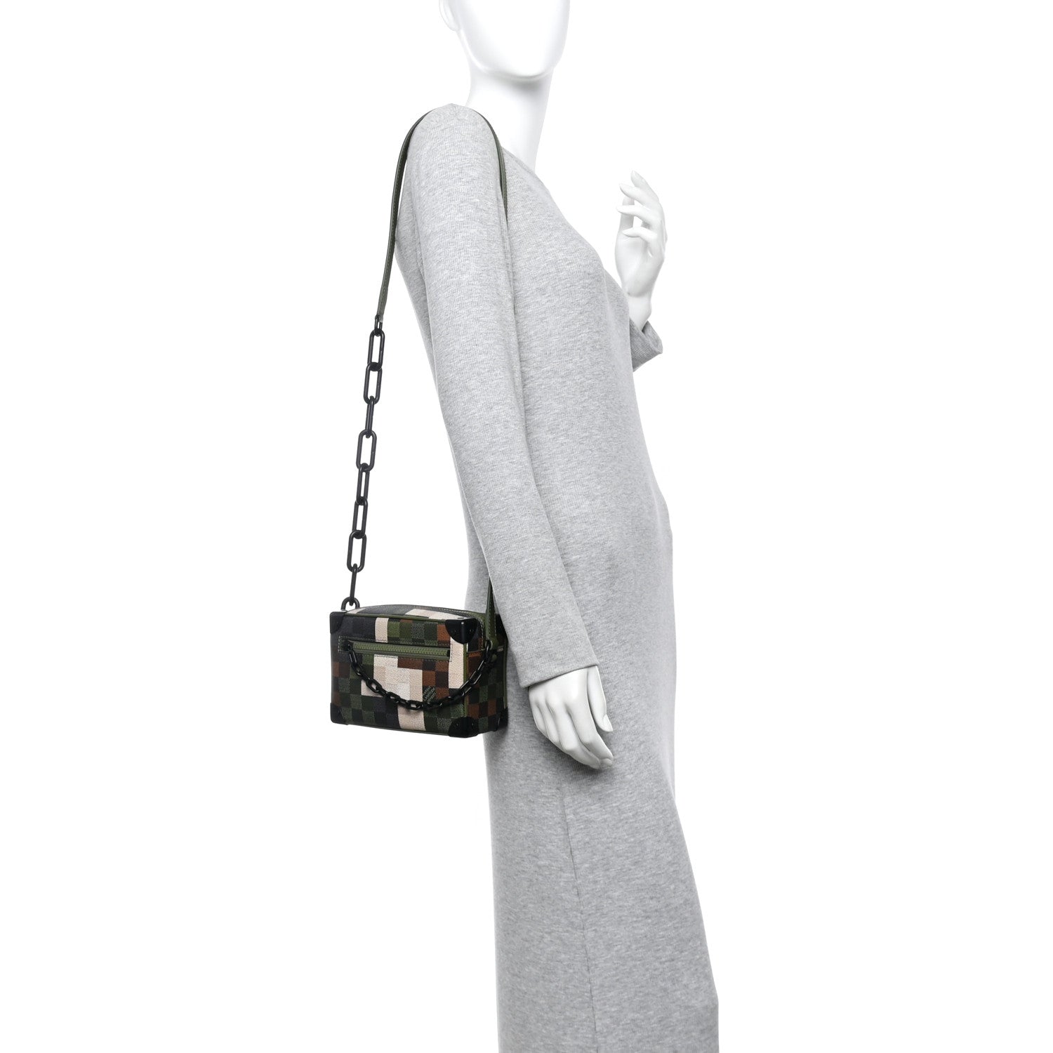 Louis Vuitton Damoflage Mini Soft Trunk Green