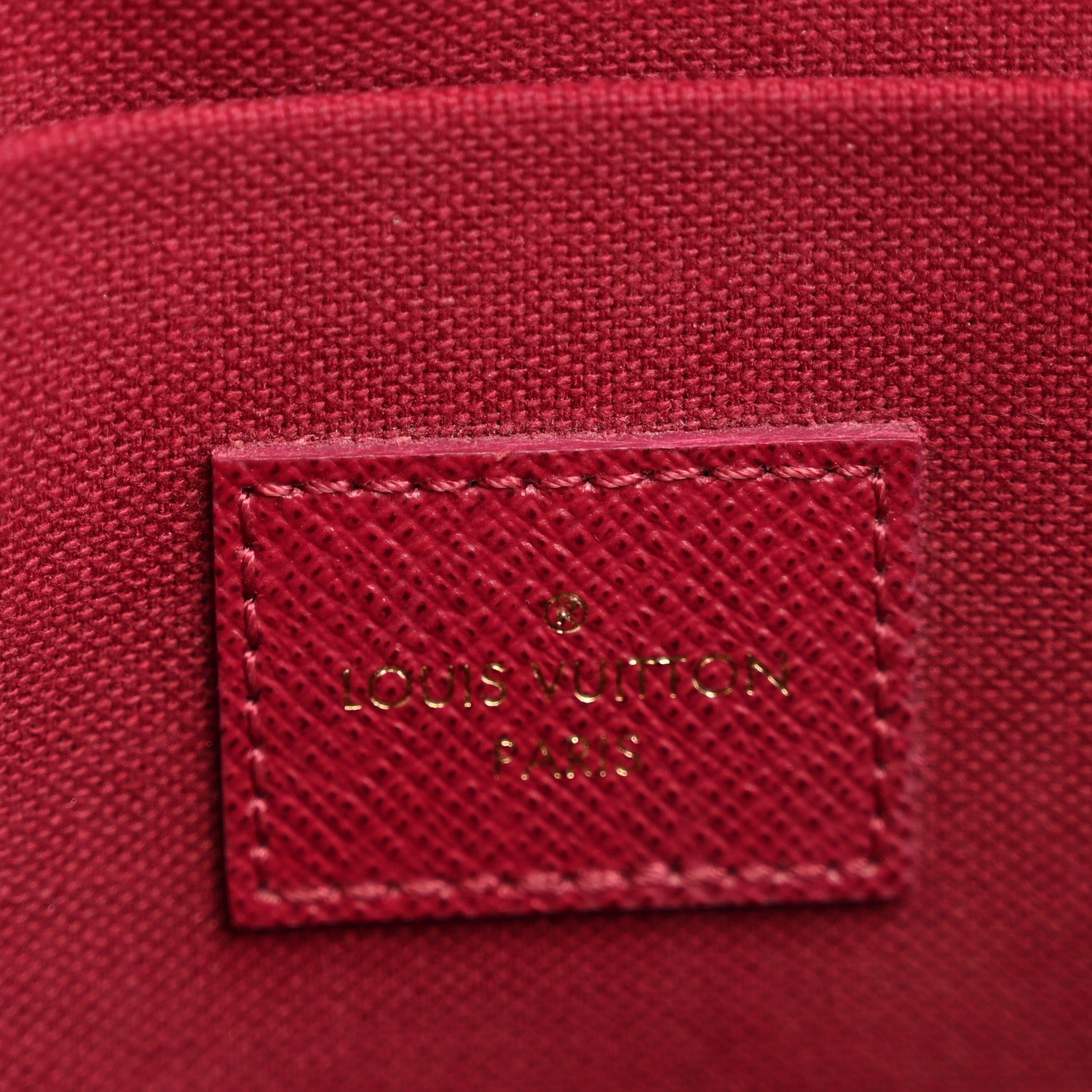 Louis Vuitton Monogram Pochette Felicie Chain Wallet Fuchsia