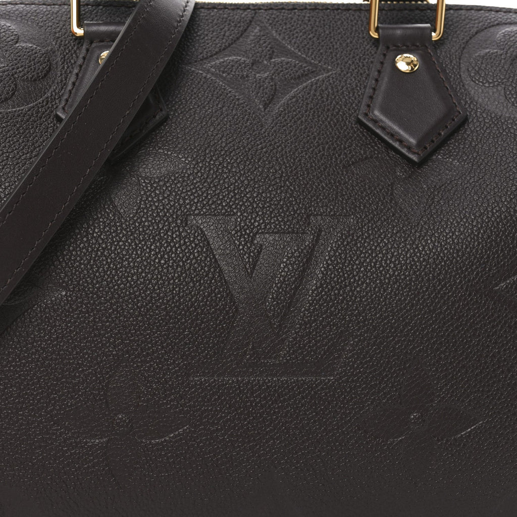 Louis Vuitton Empreinte Monogram Giant Speedy Bandouliere 25 Chocolate