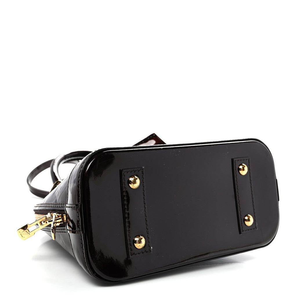 Louis Vuitton Vernis Alma BB Amarante