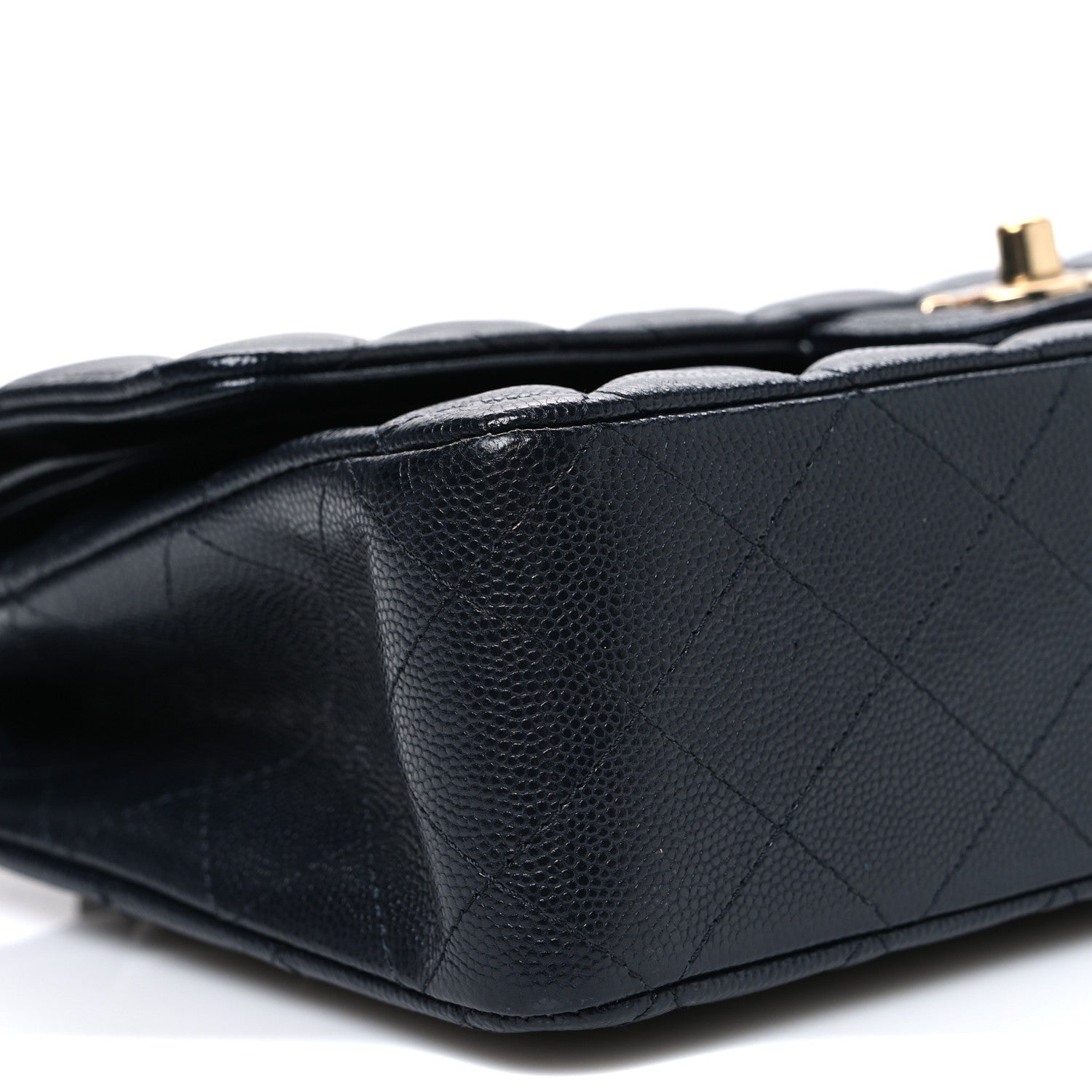 Chanel Caviar Quilted Medium Double Flap Navy