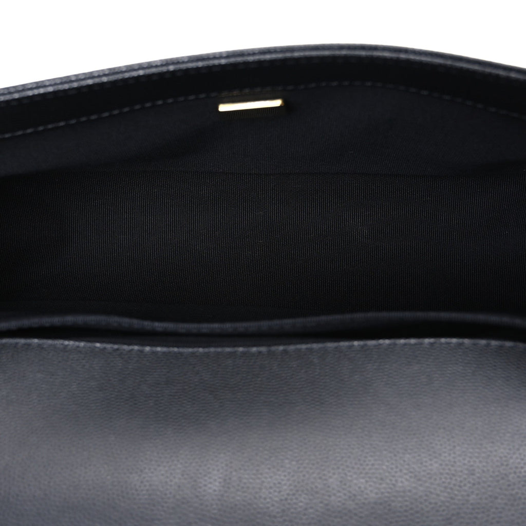 Chanel Caviar Quilted Medium Boy Flap Black