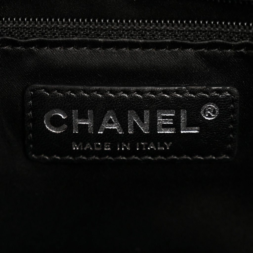 Chanel Caviar Quilted Grand Shopping Tote GST Black