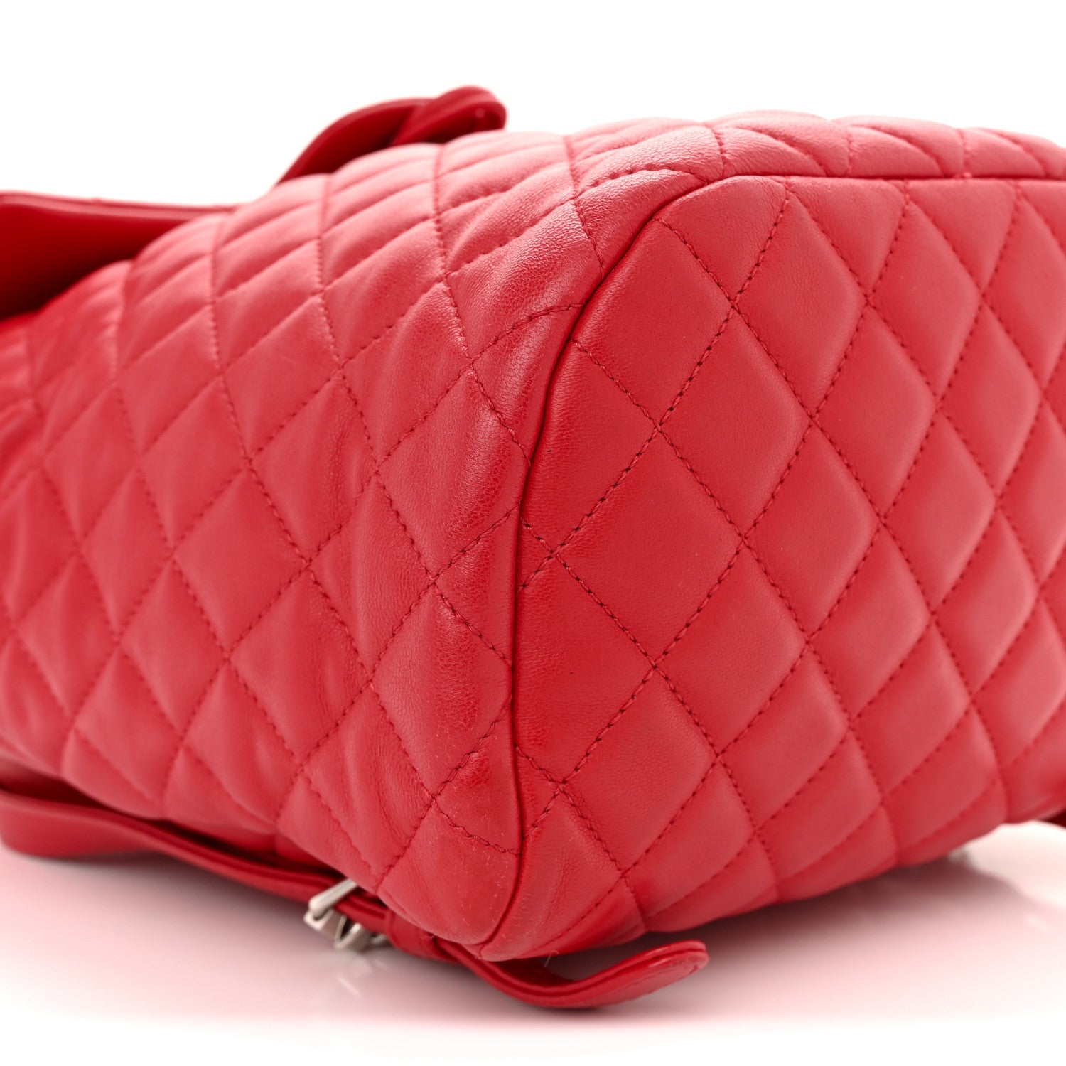 Chanel Lambskin Quilted Small Urban Spirit Backpack Red