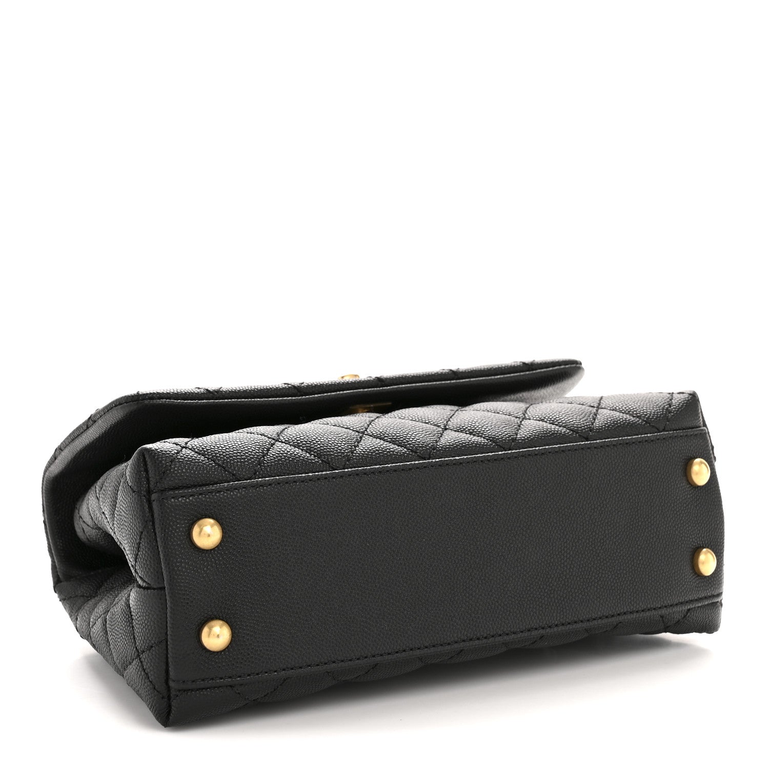 Chanel Caviar Quilted Mini Coco Handle Flap Black