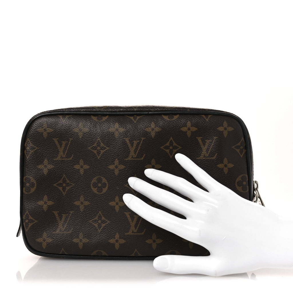 Louis Vuitton Monogram Macassar Toilet Pouch GM