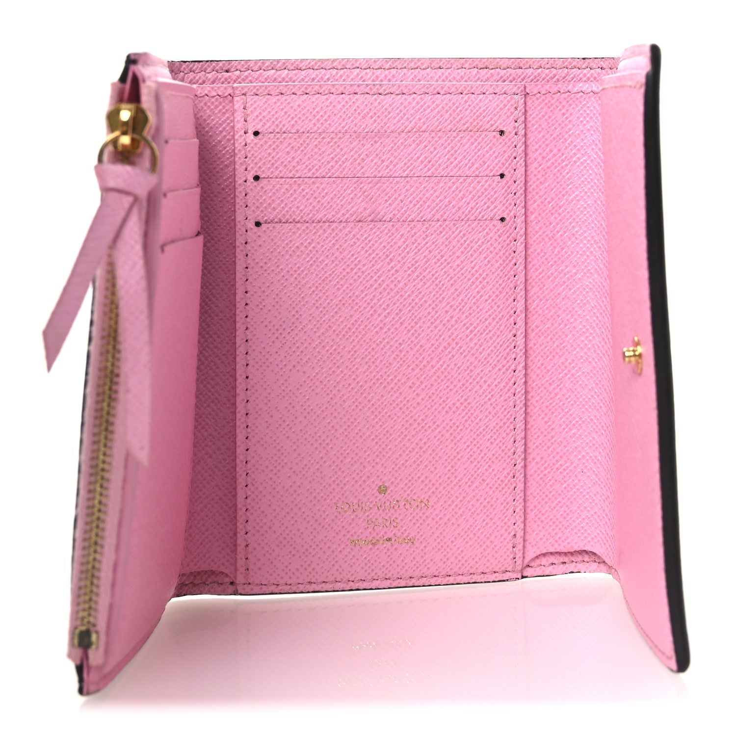 Louis Vuitton Monogram 2023 Christmas Animation Alpine Victorine Wallet Wisteria Pink
