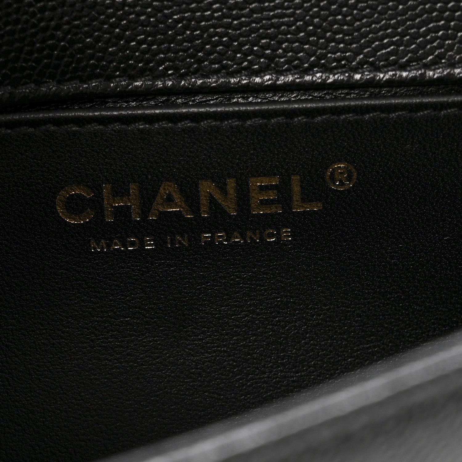 Chanel Caviar Chevron Quilted Small Boy Flap Black