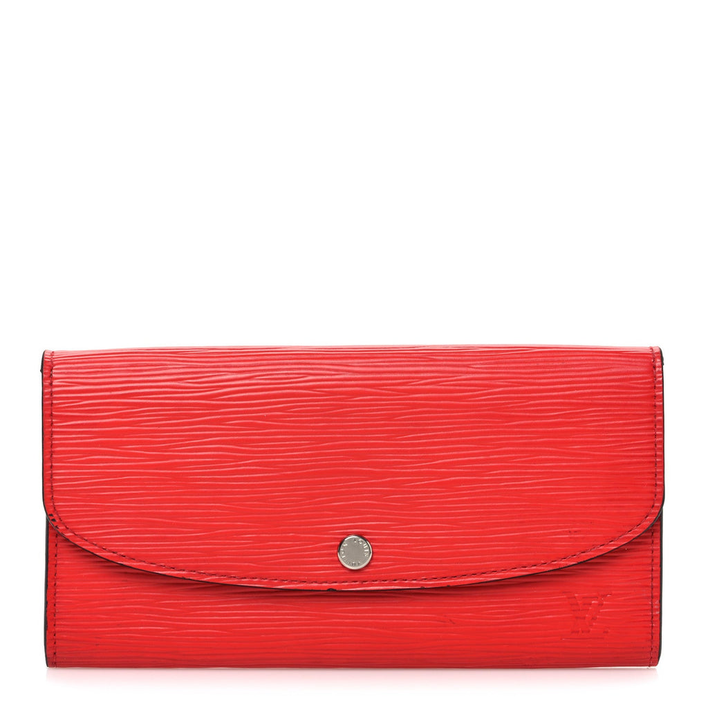 Louis Vuitton Epi Emilie Wallet Coquelicot