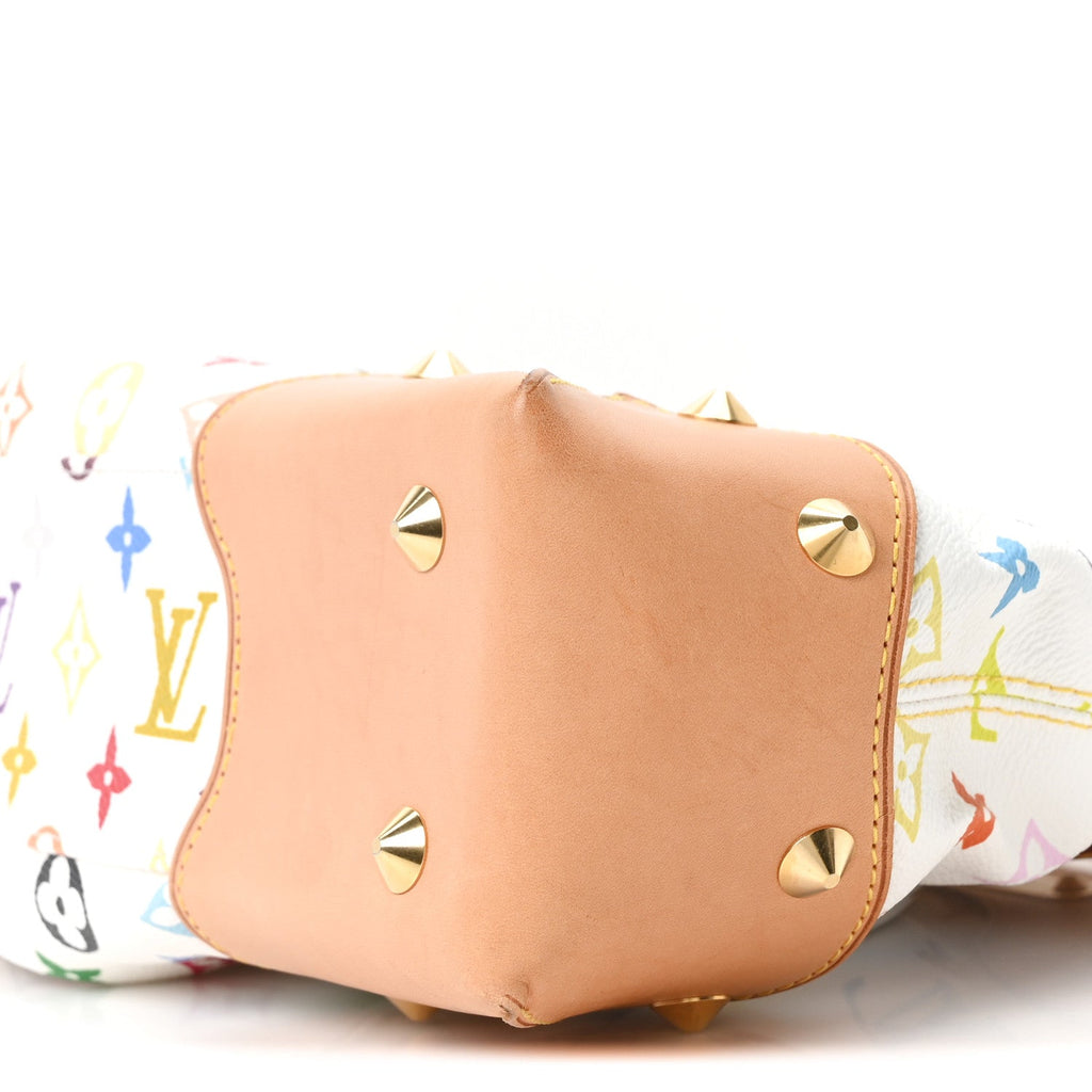 Louis Vuitton Monogram Multicolor Judy MM White
