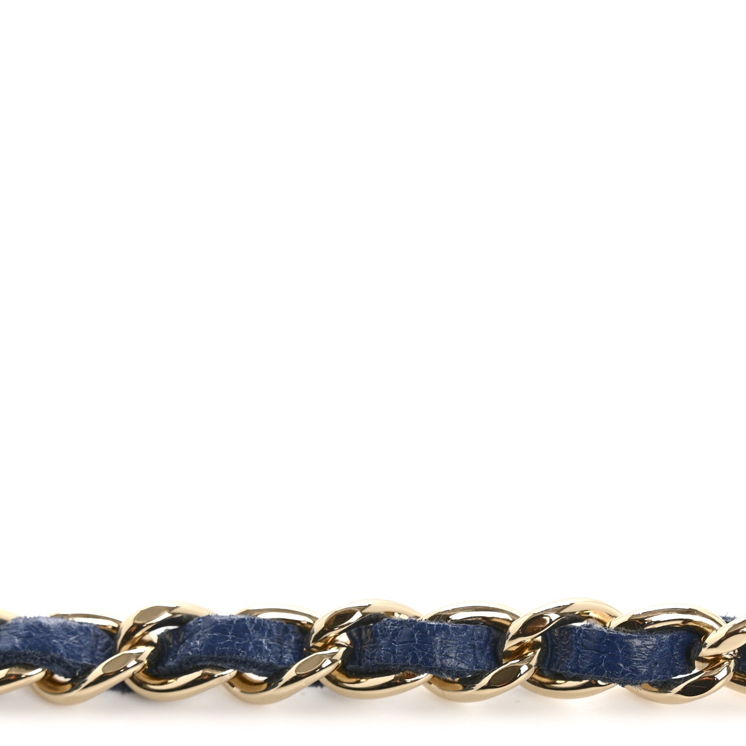 Chanel Denim Quilted Denim Mood Clutch With Chain Blue Multicolor