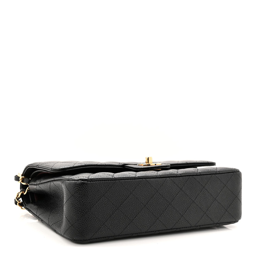 Chanel Caviar Quilted Medium Double Flap Black