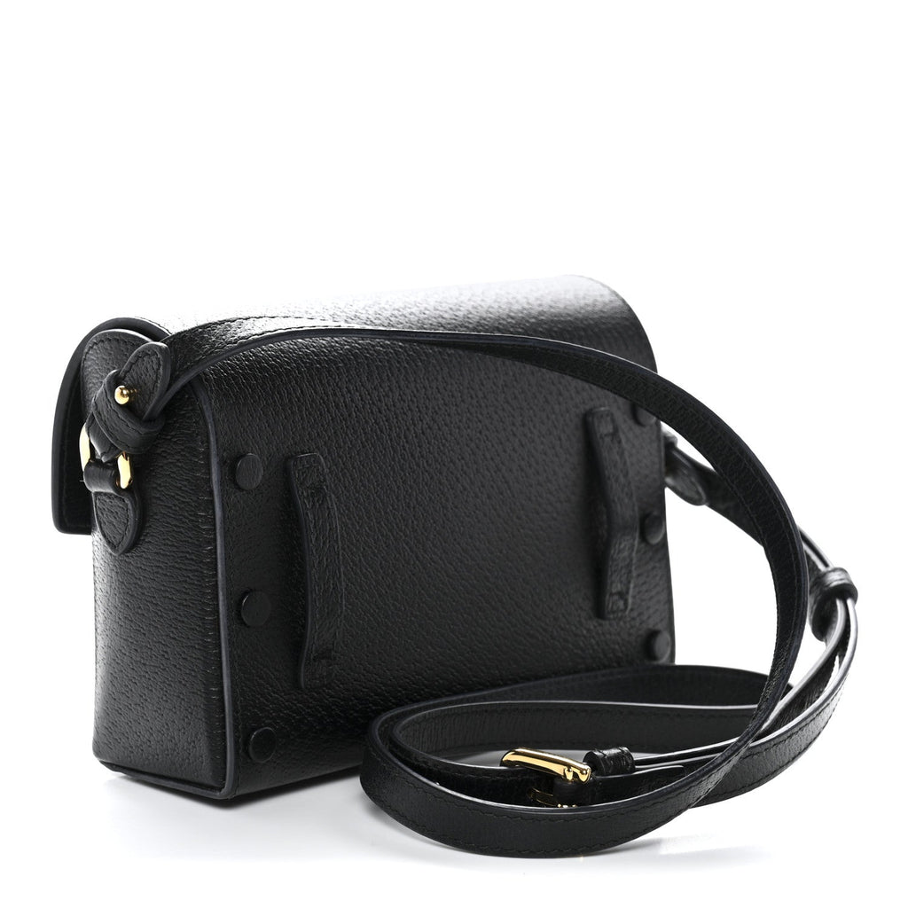 Gucci Calfskin Horsebit 1955 Shoulder Bag Black