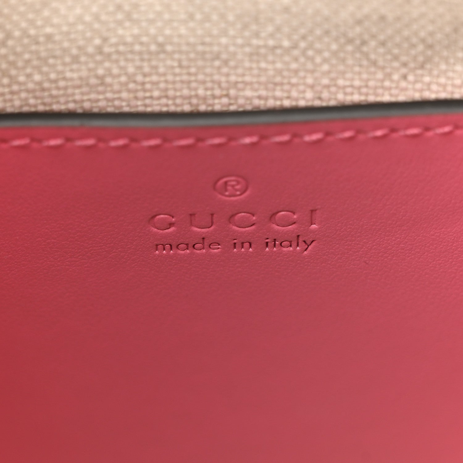 Gucci Calfskin GG Matelasse Small Shoulder Bag Rhodamine Pink Natural