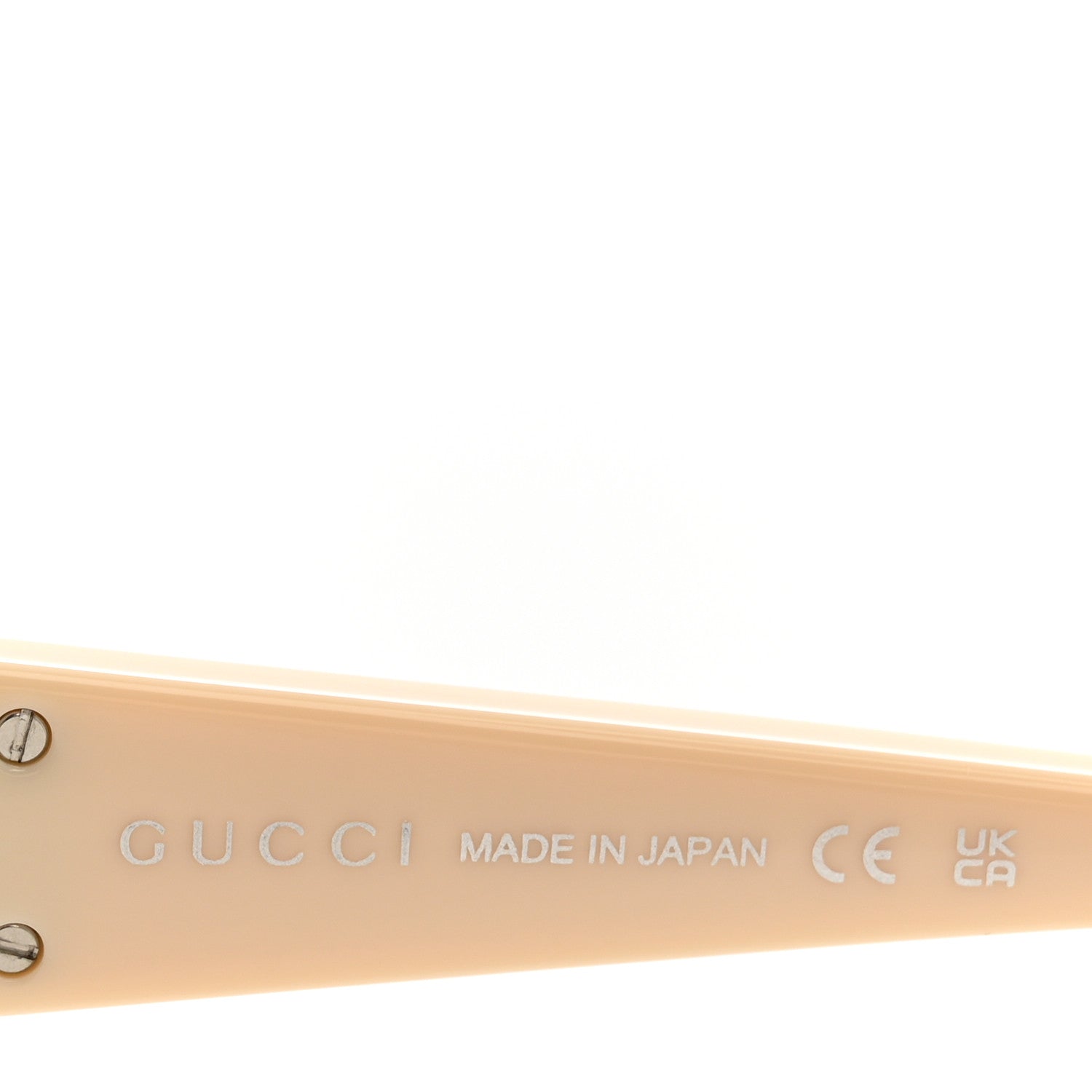 Gucci Acetate Oval Sunglasses GG1660S Ivory