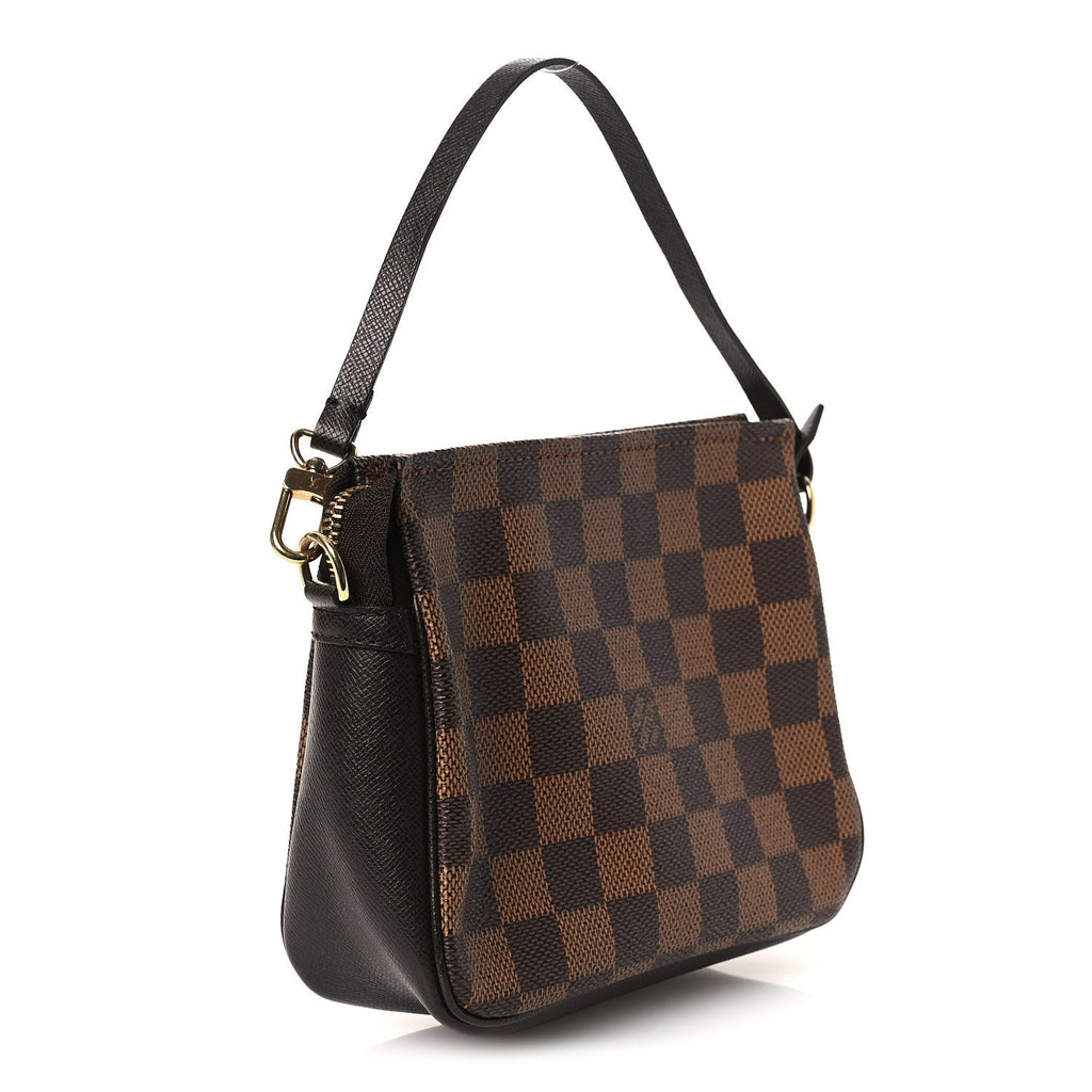 Louis Vuitton Damier Ebene Trousse Make Up Bag Pochette