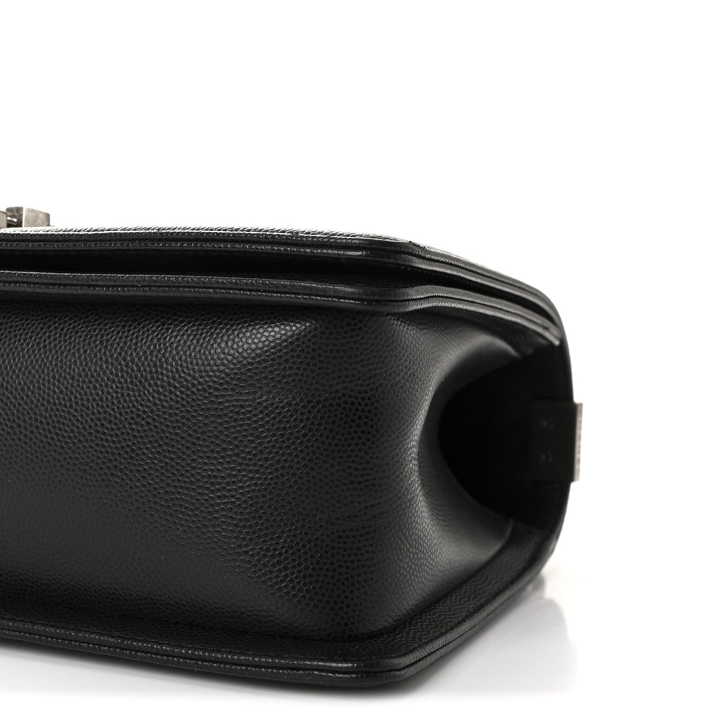 Chanel Caviar Quilted Medium Boy Flap Black