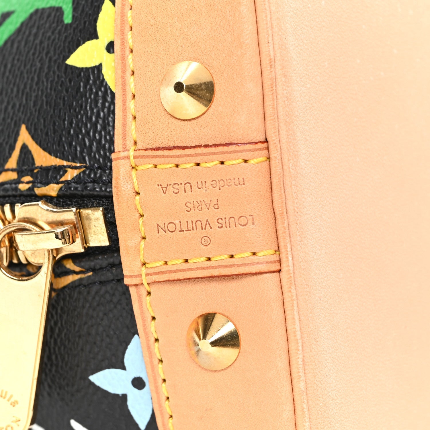 Louis Vuitton Monogram Multicolor Alma Black